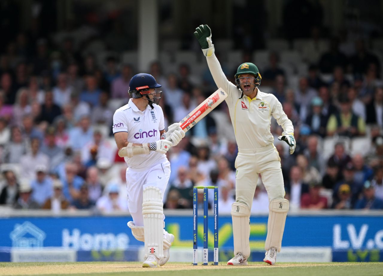 James Anderson fell lbw on the reverse-sweep, England vs Australia, 5th men's Ashes Test, The Oval, 4th day, July 30, 2023
