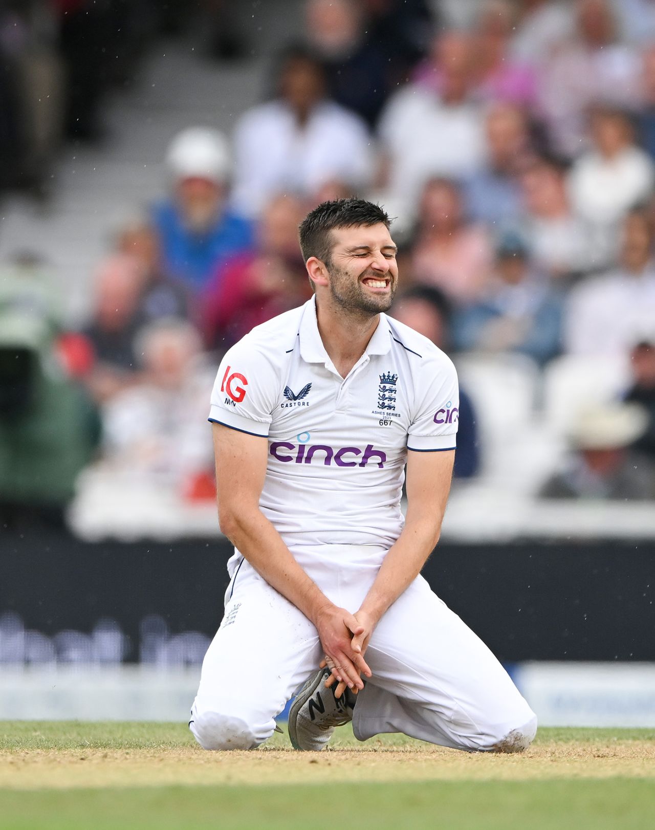 Mark Wood has bowled just three overs in Australia's run chase so far, England vs Australia, 5th men's Ashes Test, The Oval, 4th day, July 30, 2023