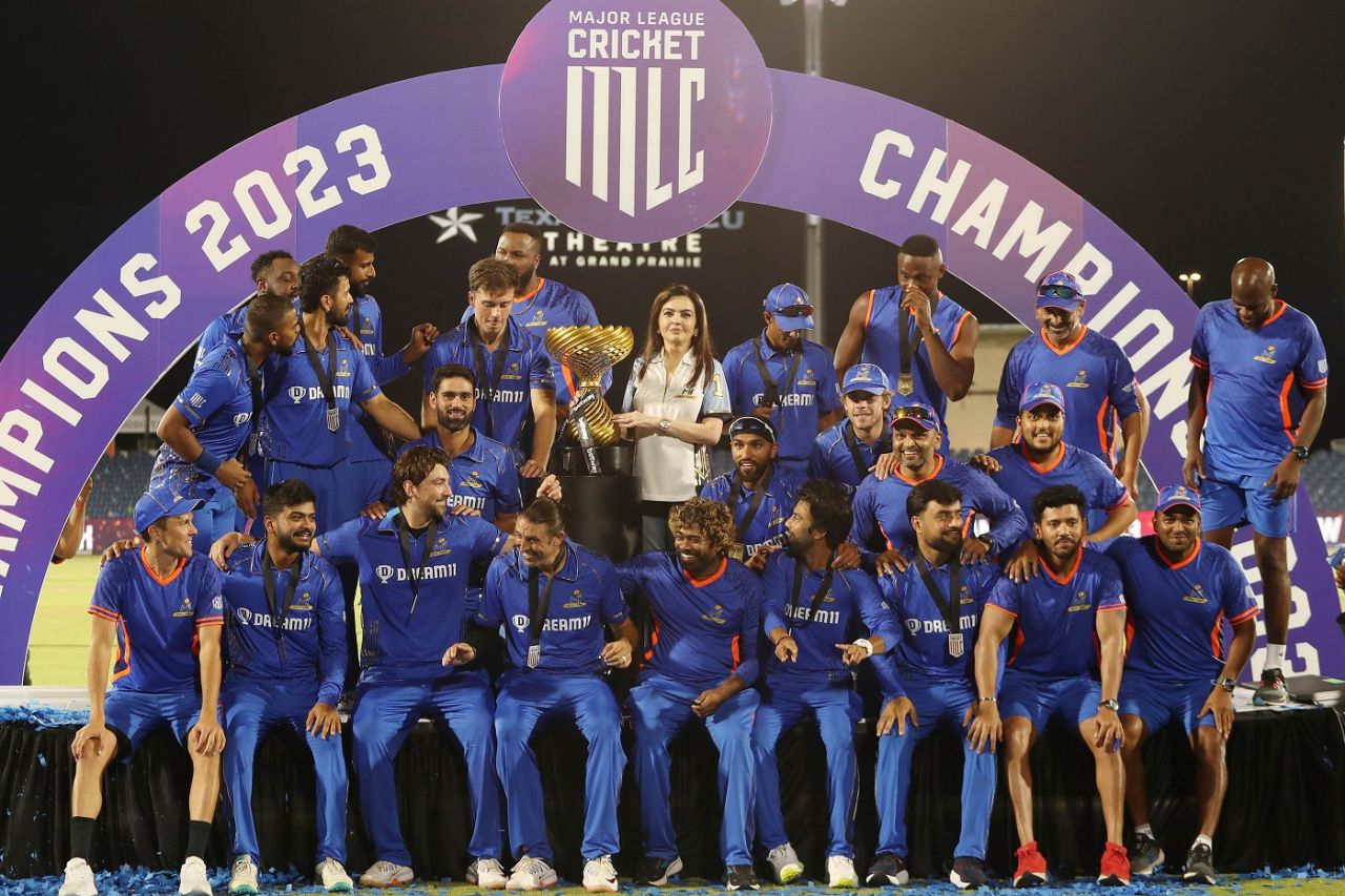 MI New York won the inaugural Major League Cricket title, MI New York vs Seattle Orcas, MLC final, Dallas, July 30, 2023