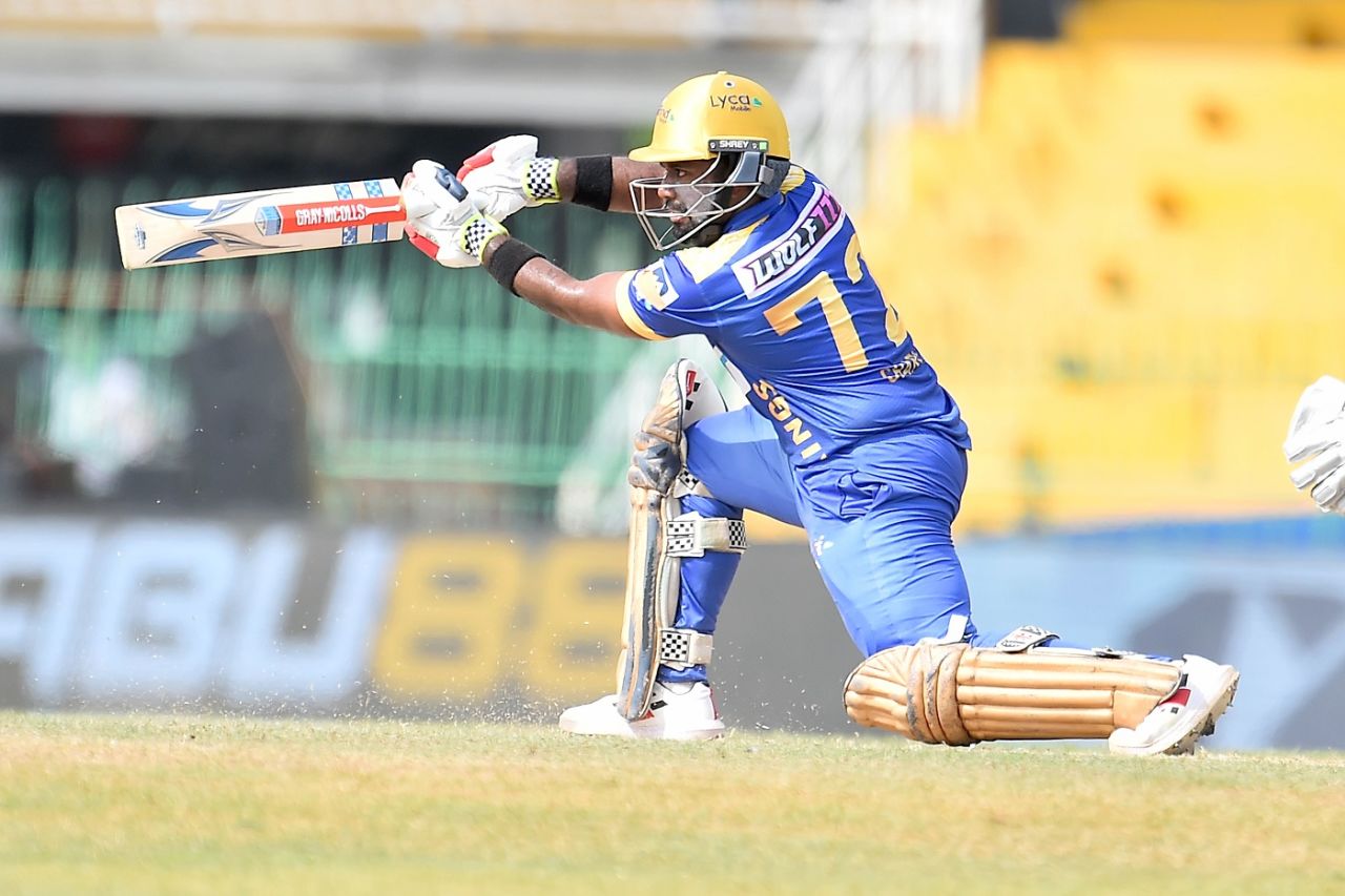Charith Asalanka's fifty steadied Jaffna's innings, Jaffna Kings vs Dambulla Aura, Lanka Premier League, August 1, 2023