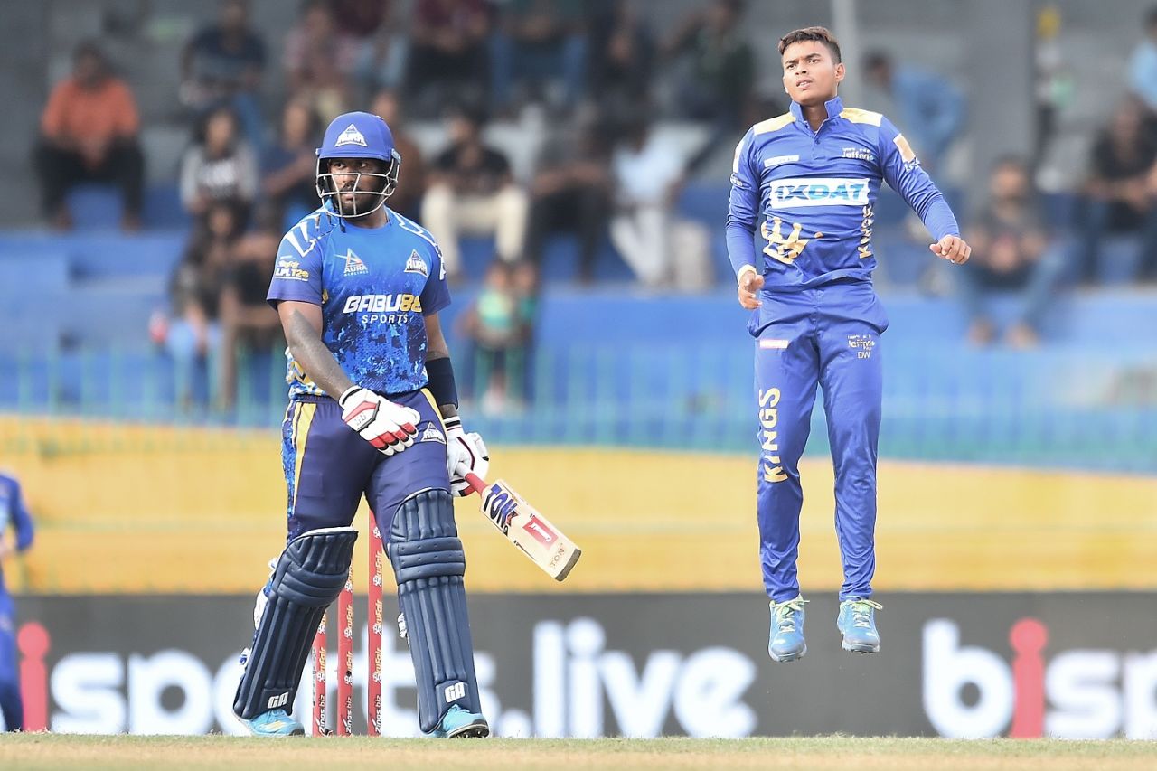 Avishka Fernando struck a 32-ball 52 to set up Dambulla Aura's chase, Jaffna Kings vs Dambulla Aura, Lanka Premier League, August 1, 2023