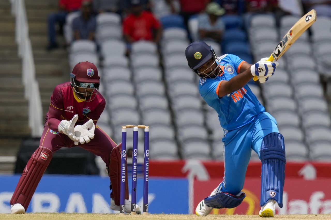 Sanju Samson was in attack mode from the get go, West Indies vs India, 3rd ODI, Tarouba, August 1, 2023