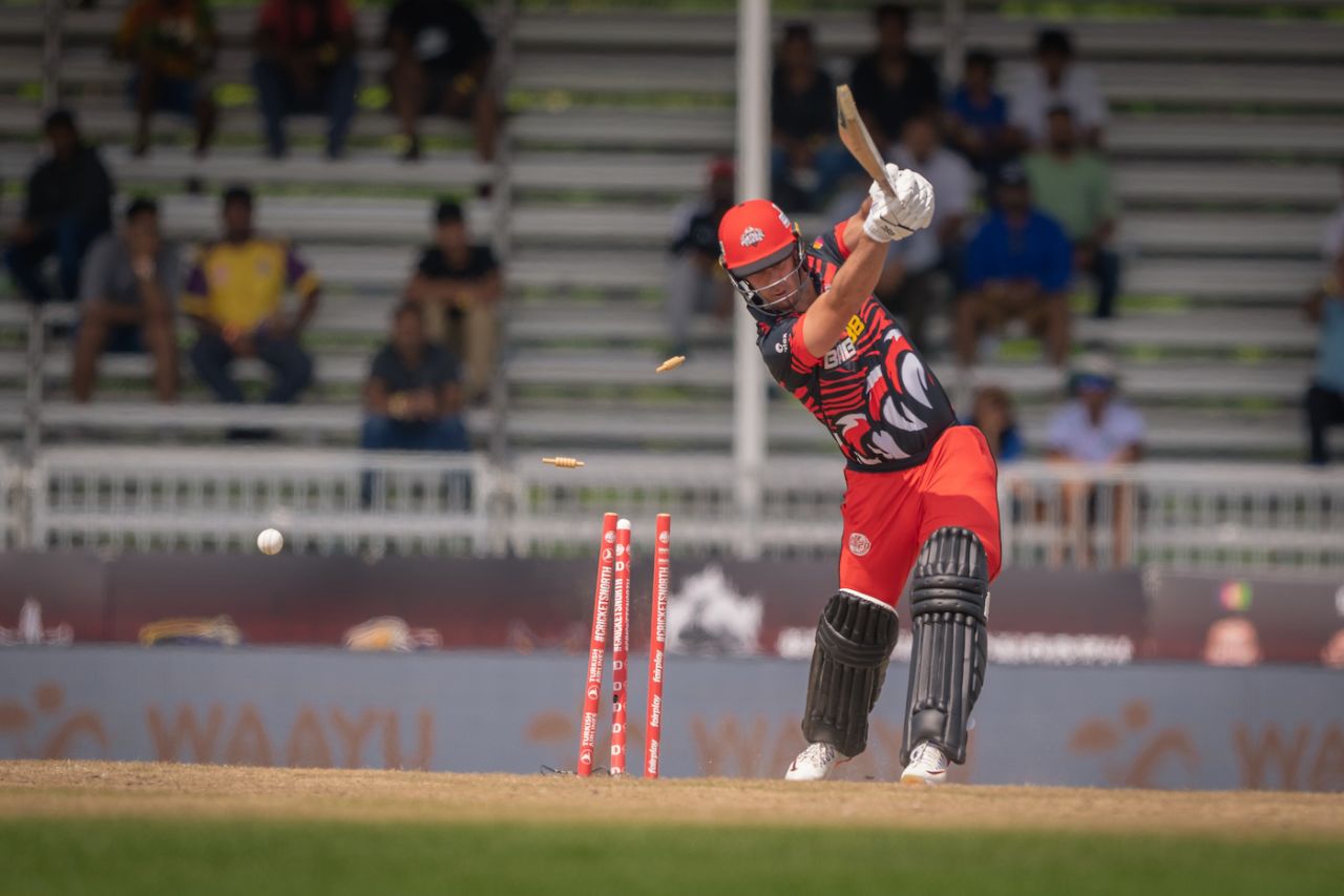 Chris Lynn fell for a three-ball duck, Montreal Tigers vs Vancouver Knights, Global T20 Canada, Brampton, August 1, 2023