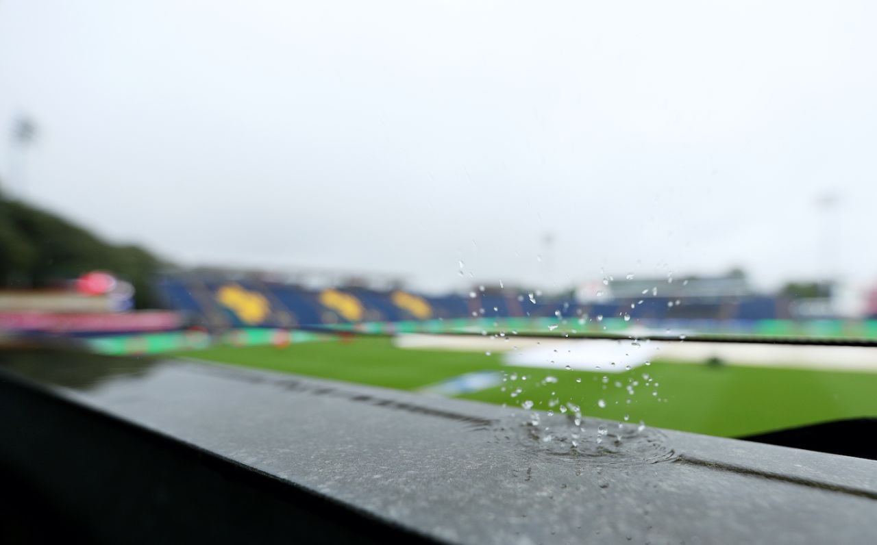 Rain dropped in as the star of the day in Cardiff, Welsh Fire vs Manchester Originals, Men's Hundred, Cardiff, August 02, 2023