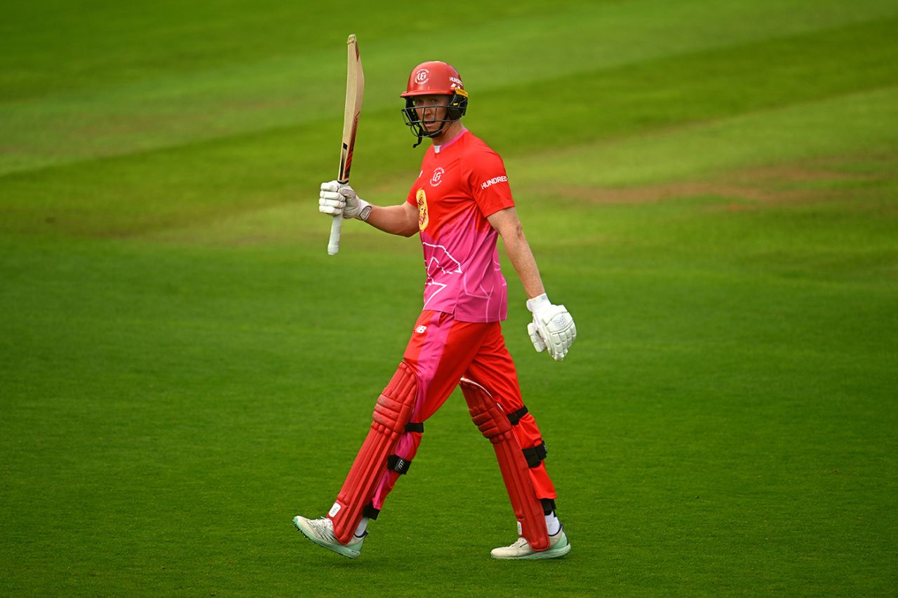 Luke Wells made a half-century in his first Hundred game, Welsh Fire vs Manchester Originals, The Hundred Men's Competition, Cardiff, August 2, 2023