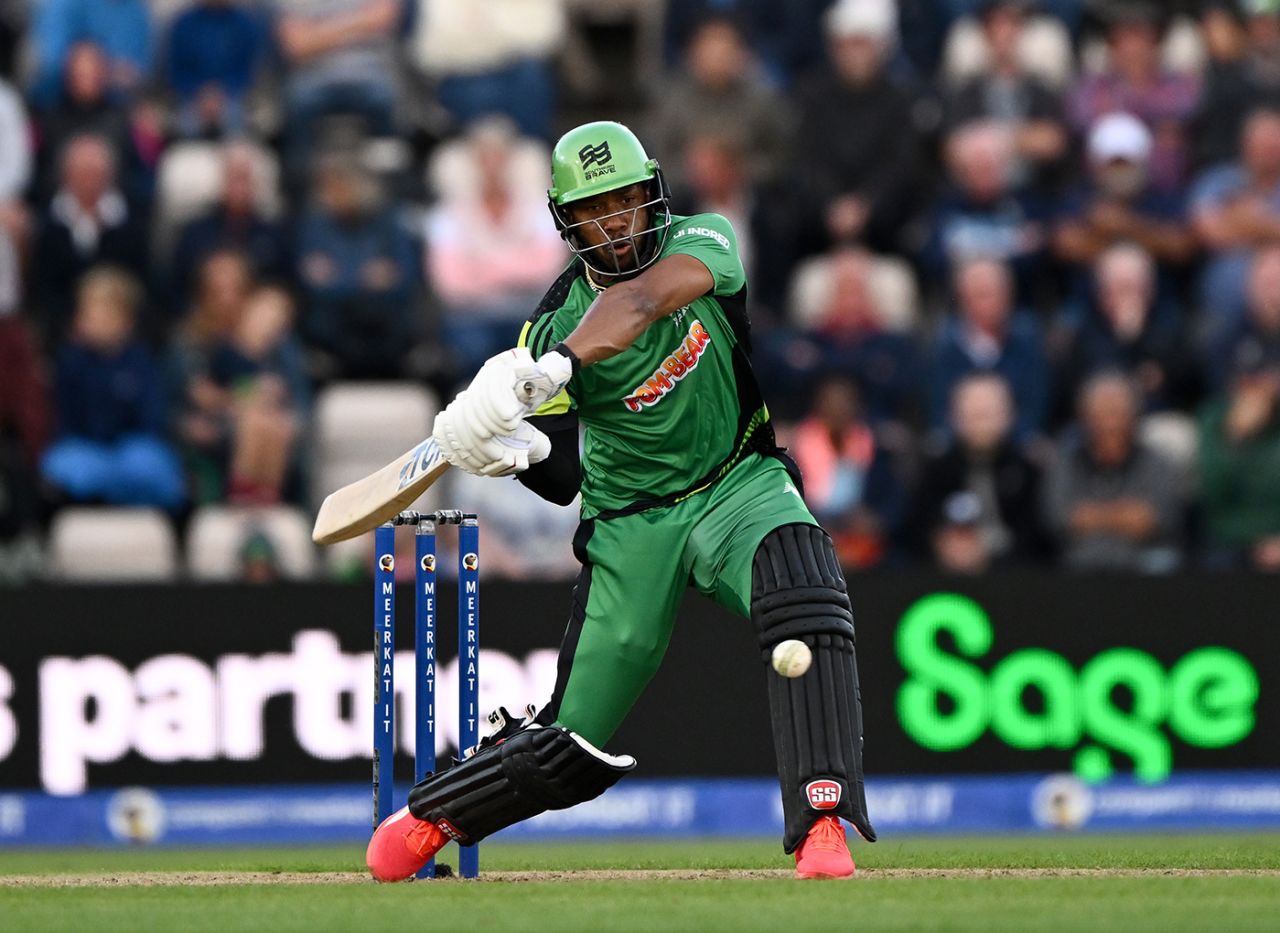 Chris Jordan made an unbeaten 70, Southern Brave vs Welsh Fire, The Hundred Men's Competition, The Ageas Bowl, August 4, 2023
