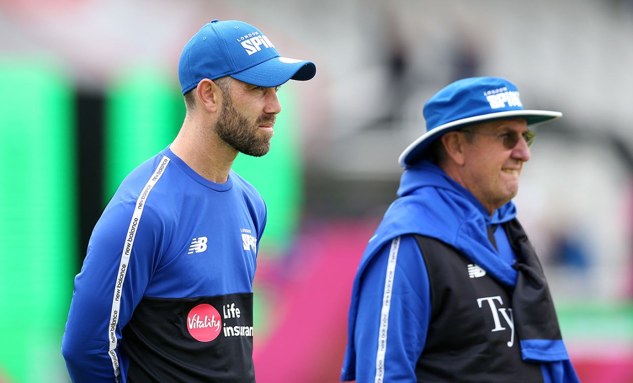 Glenn Maxwell linked up with London Spirit in Manchester, Manchester Originals vs London Spirit, The Hundred Men's Competition, Emirates Old Trafford, August 5, 2023