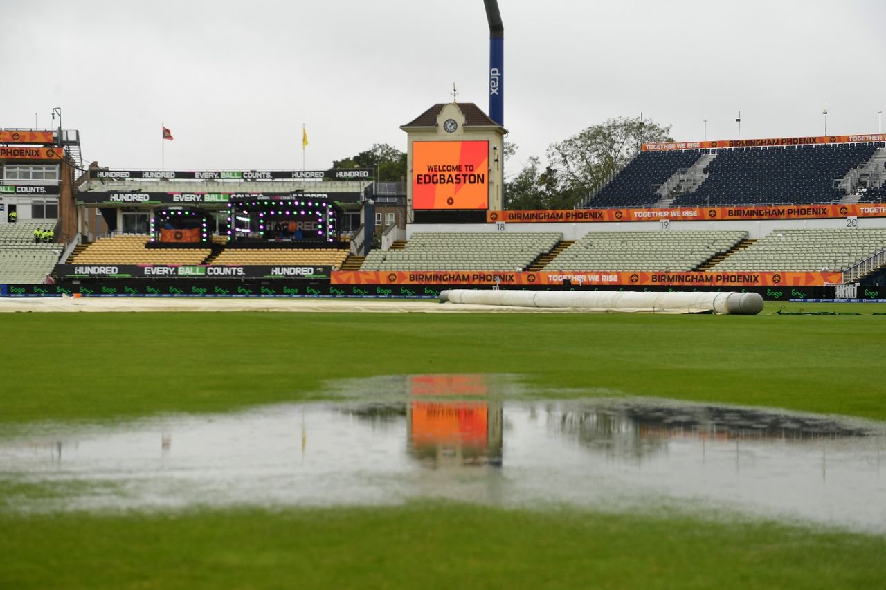 Persistent rain washed out the Phoenix-Rockets clash in Edgbaston, Birmingham Phoenix vs Trent Rockets, Women's Hundred, Birmingham, August 5, 2023