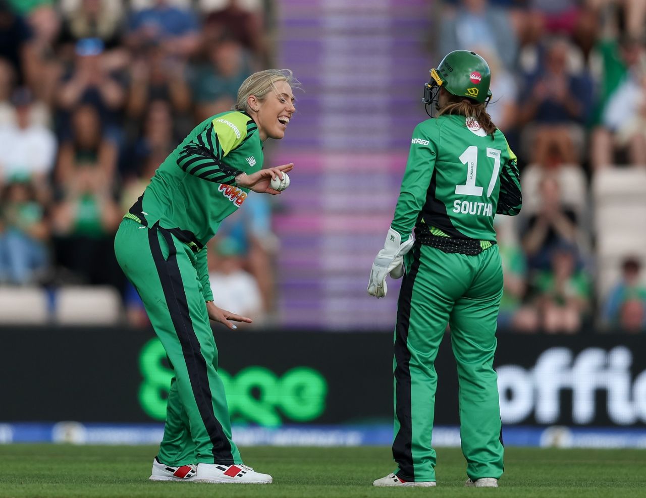 Georgia Adams dented Superchargers with three wickets, Southern Brave vs Northern Superchargers, Women's Hundred, Southampton, August 6, 2023