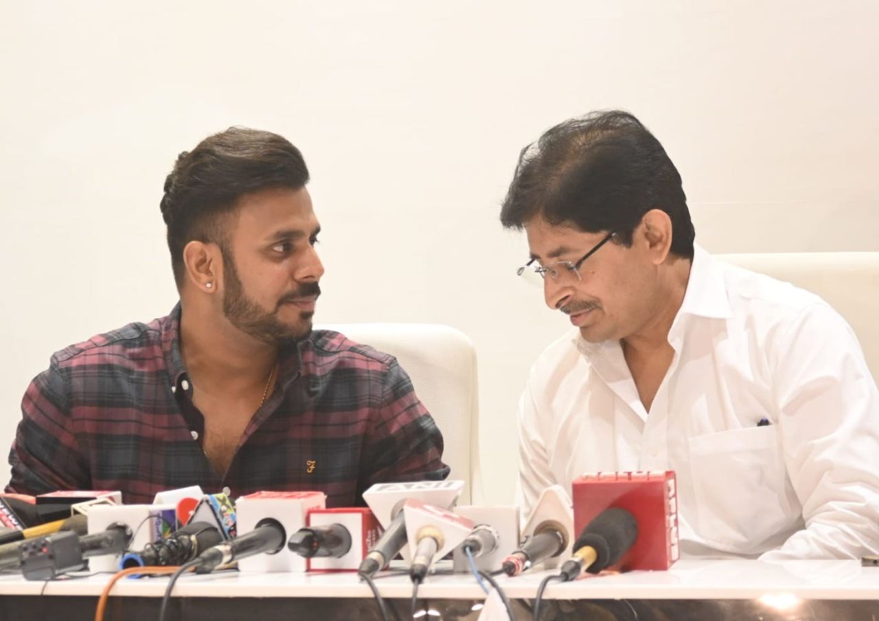 Manoj Tiwary and Snehasish Ganguly have a chat, Kolkata, August 8, 2023