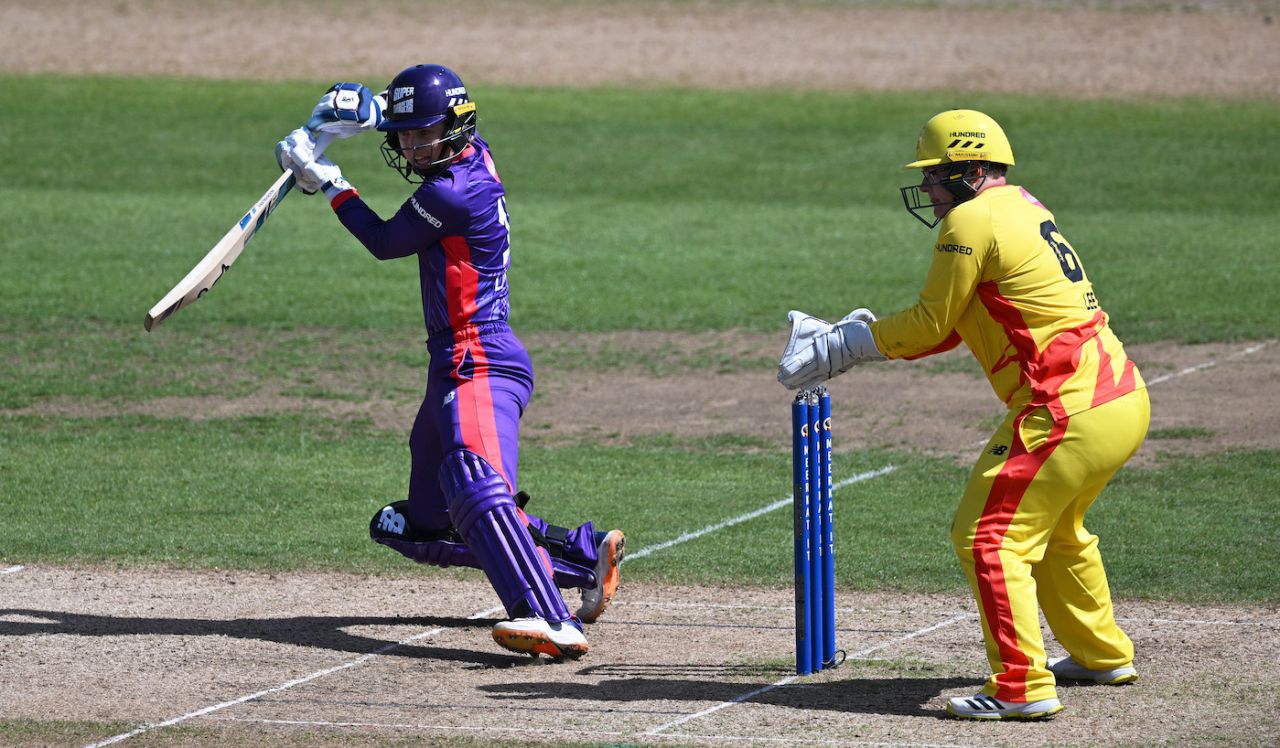 Phoebe Litchfield gave the Superchargers innings some momentum, Trent Rockets vs Northern Superchargers, Women's Hundred, Nottingham, August 9, 2023