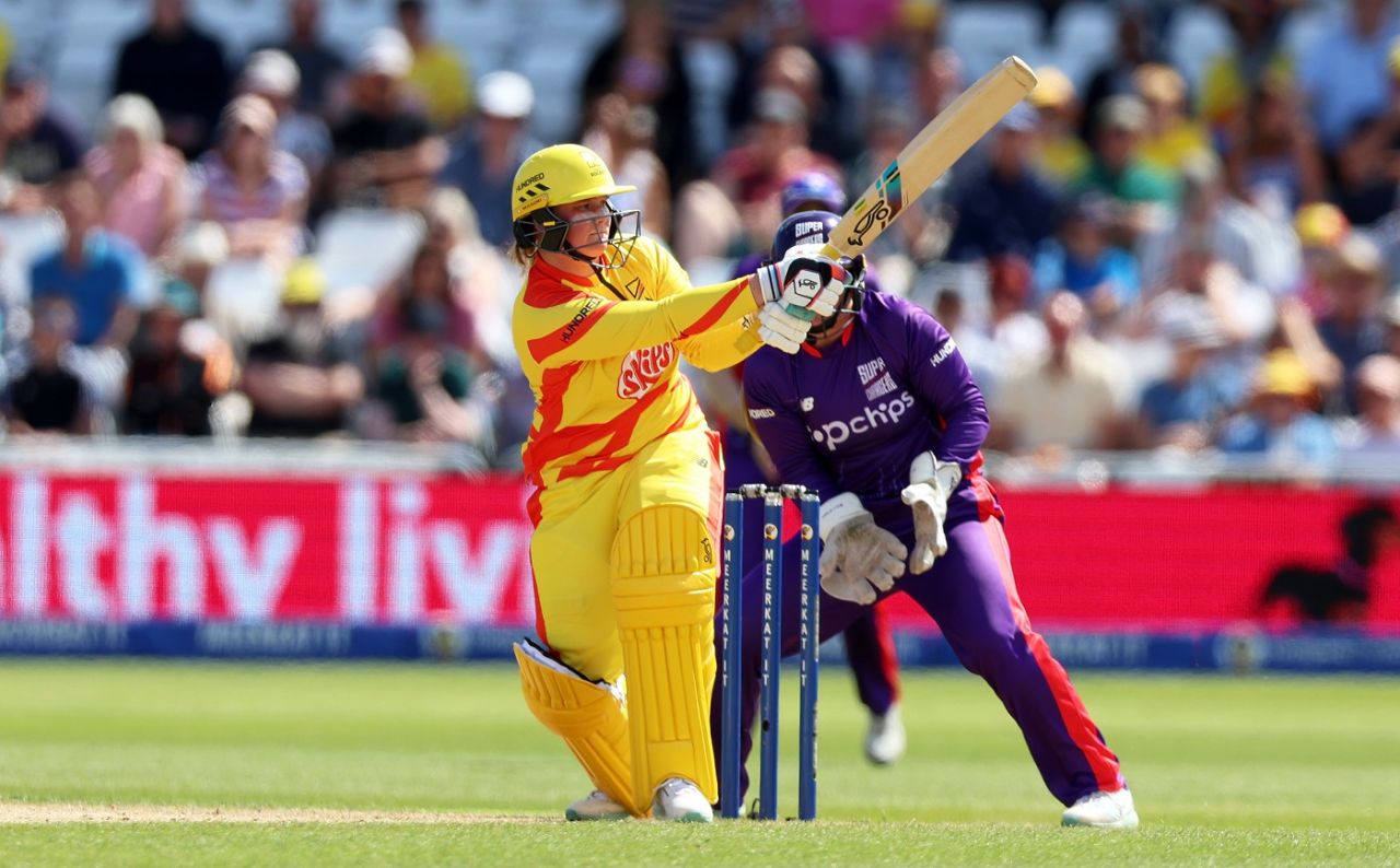 Bryony Smith took Trent Rockets to a strong start, Trent Rockets vs Northern Superchargers, Women's Hundred, Nottingham, August 9, 2023