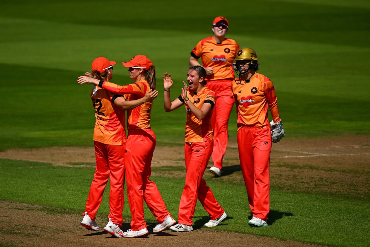 Hannah Baker made the breakthrough for Phoenix, Birmingham Phoenix vs Welsh Fire, Women's Hundred, Edgbaston, August 10, 2023