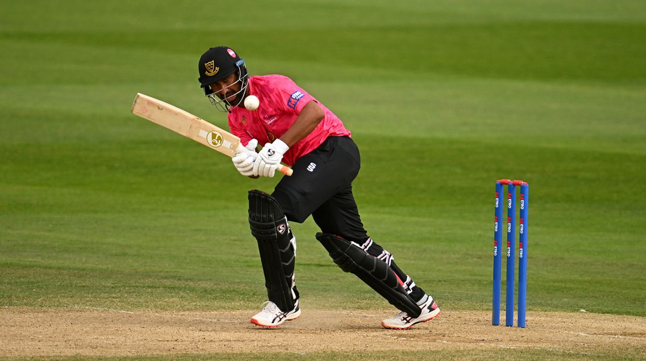Cheteshwar Pujara scored an unbeaten century Metro Bank One-Day Cup, Somerset vs Sussex, Taunton, August 11, 2023