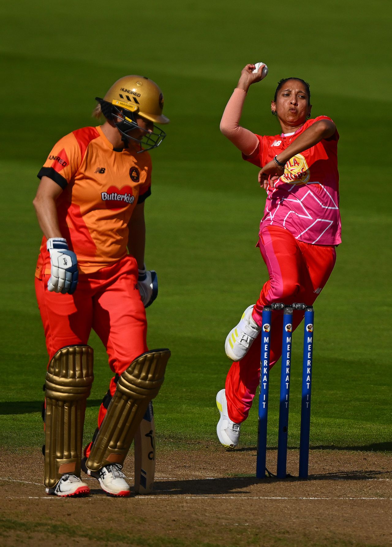 Shabnim Ismail troubled the batters with her pace and fire, Welsh Fire vs Southern Brave, Women's Hundred, Cardiff, August 12, 2023