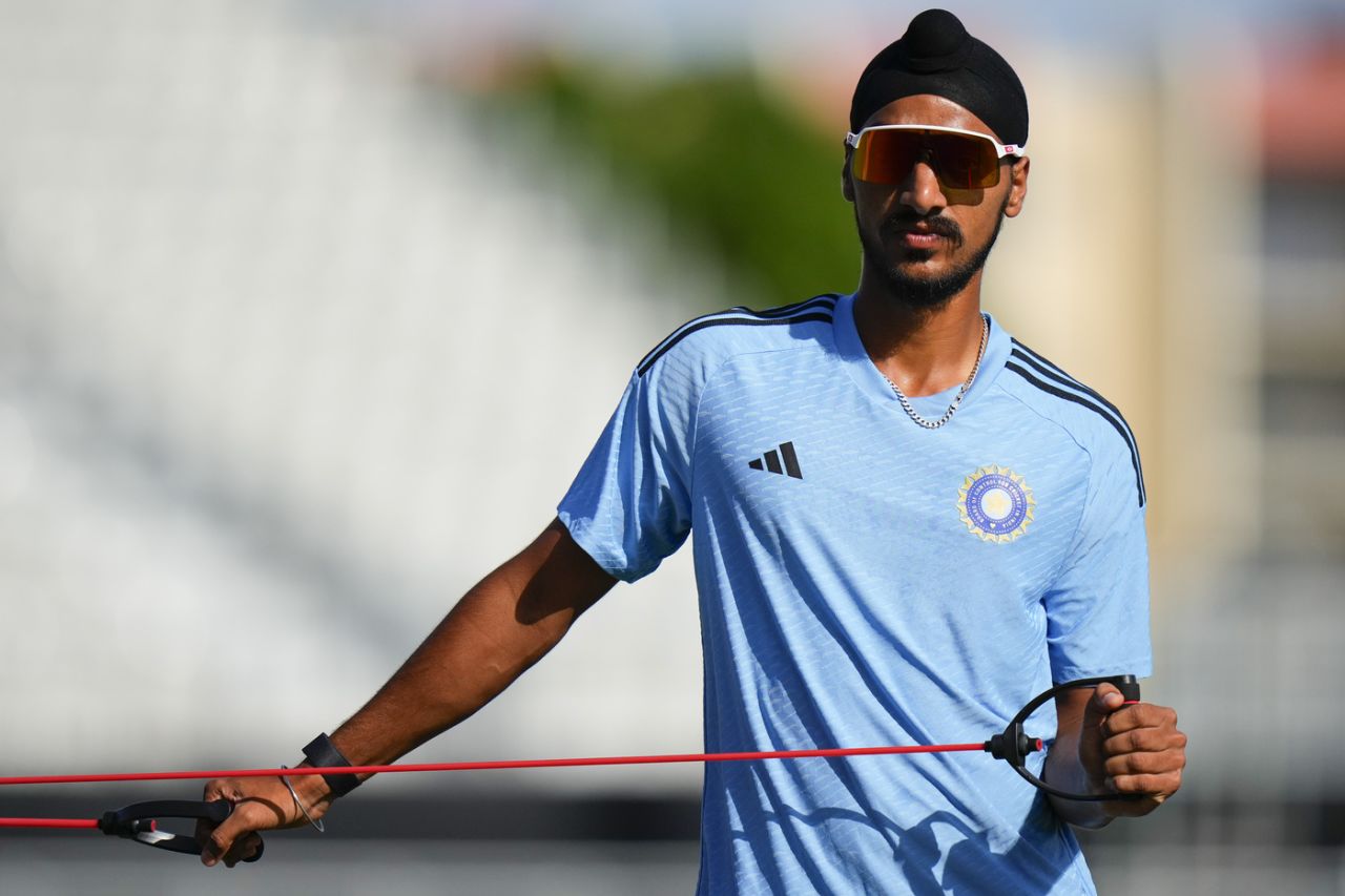 Arshdeep Singh trains ahead of the West Indies series-deciding T20I, West Indies vs India, 5th men's T20I, Lauderhill, August 13, 2023