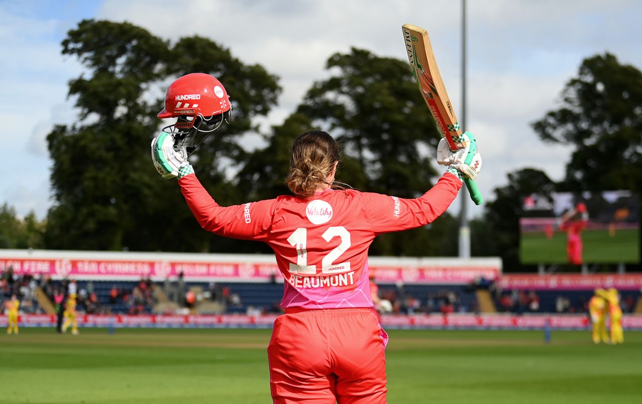 Tammy Beaumont made 118 off 61 balls, Welsh Fire vs Trent Rockets, Women's Hundred, Cardiff, August 14, 2023