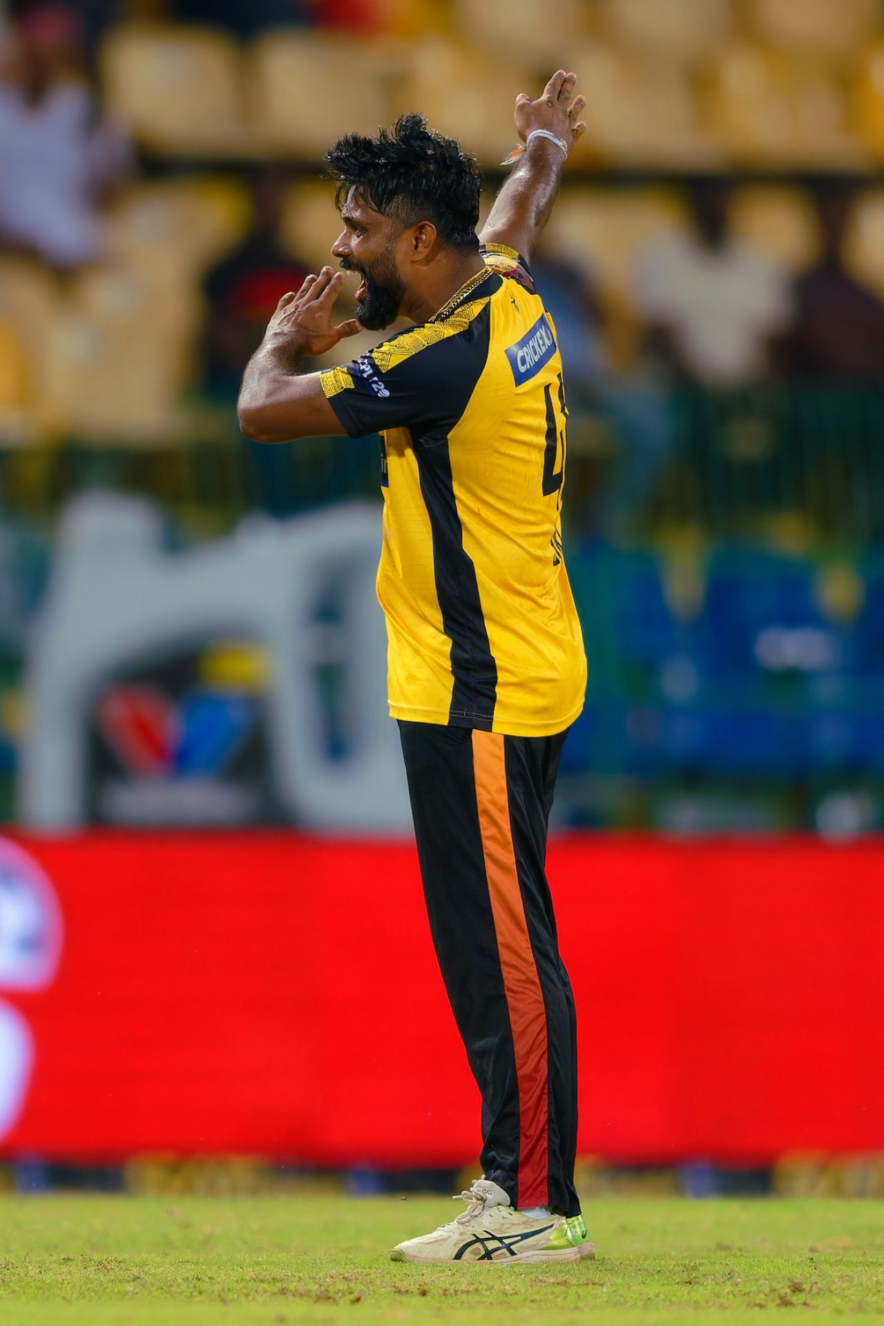 Seekkuge Prasanna hastened Strikers' end with his triple strike, Colombo Strikers vs Galle Titans, LPL 2023, Colombo, August 15, 2023