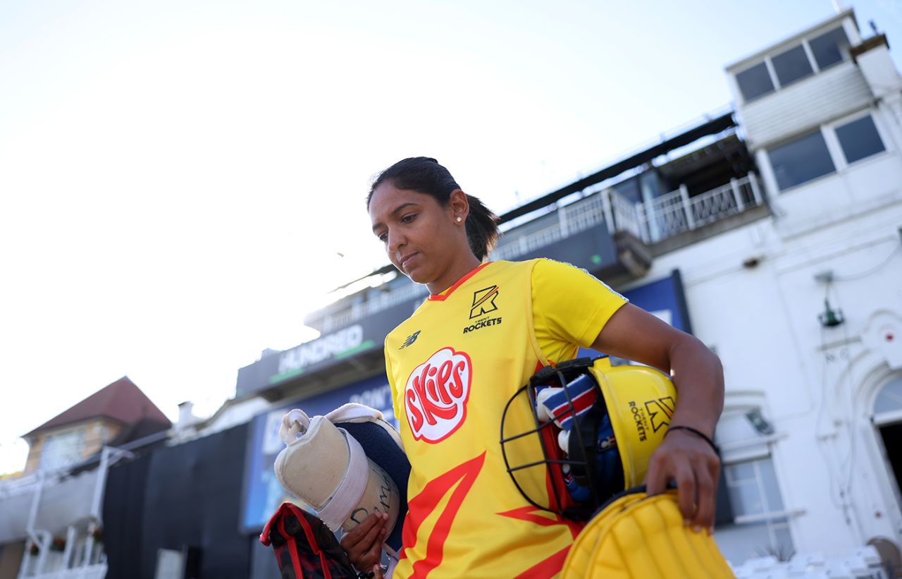 Harmanpreet Kaur has struggled for form in the Hundred, Trent Rockets vs Birmingham Phoenix, Trent Bridge, The Hundred Women's Competition, August 19, 2023