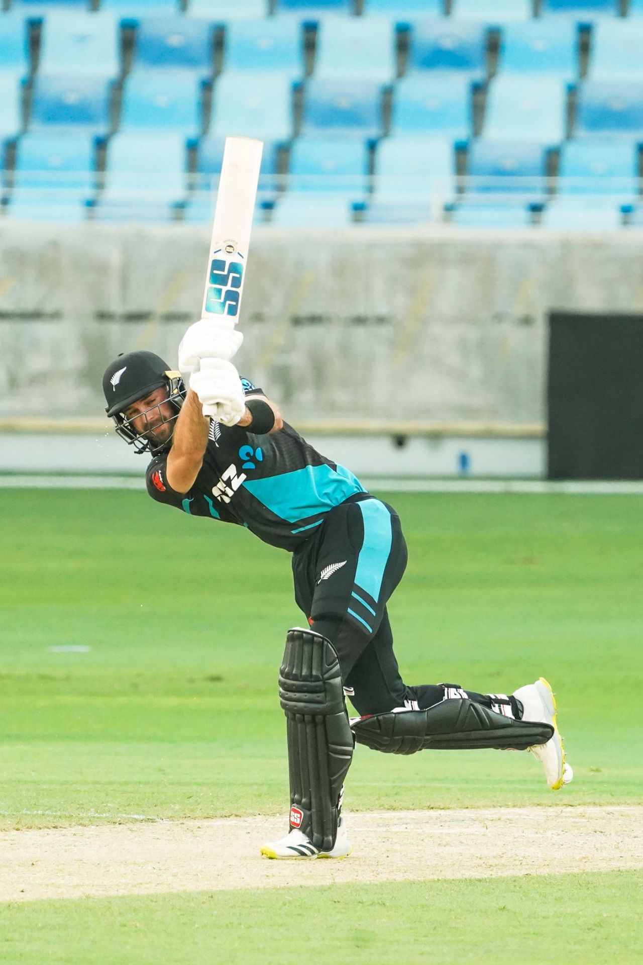 Chad Bowes scored a run-a-ball 21, UAE vs New Zealand, 2nd T20I, Dubai, August 19, 2023