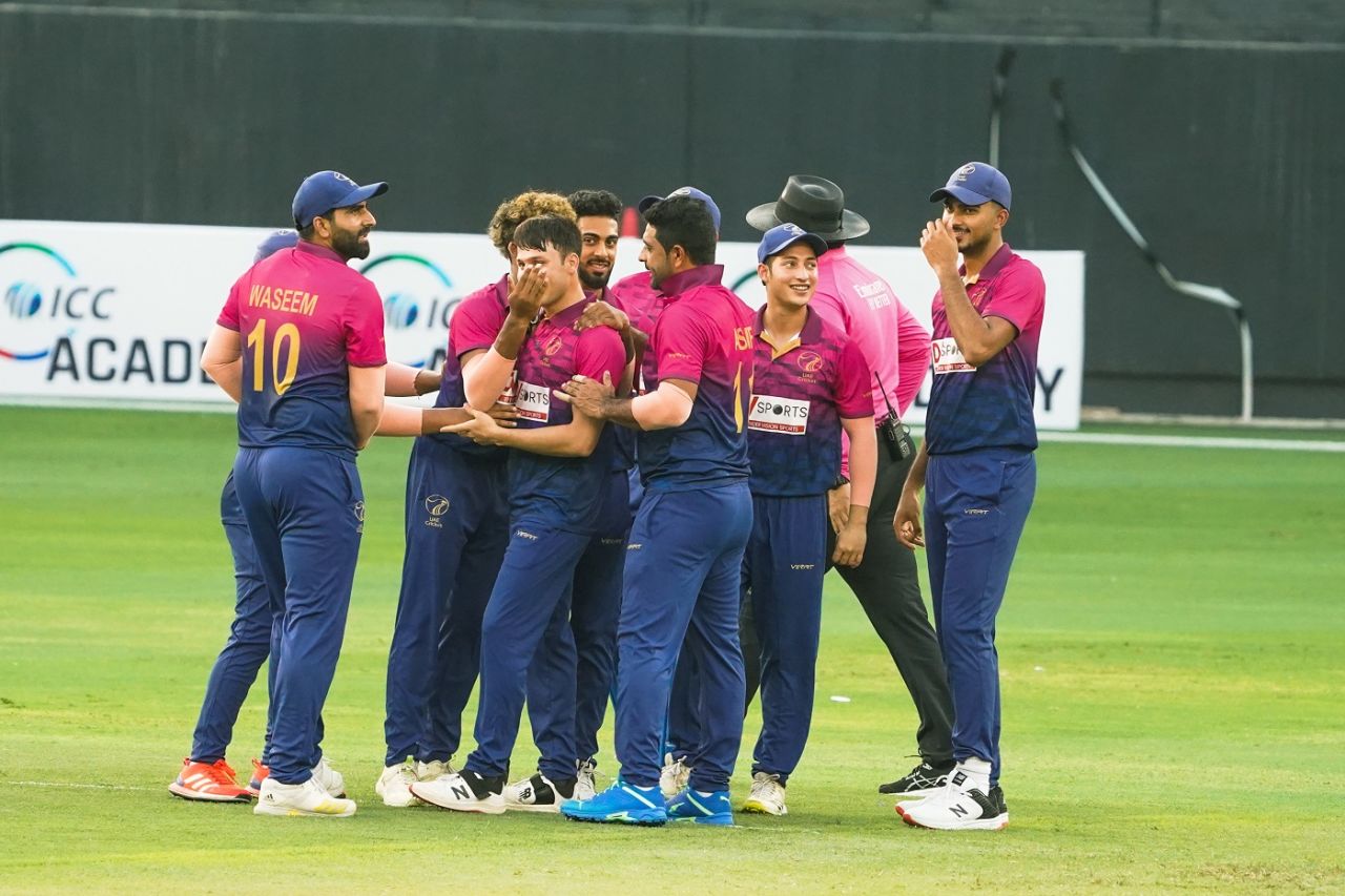 Muhammad Jawadullah drew first blood sending back Tim Seifert, UAE vs New Zealand, 2nd T20I, Dubai, August 19, 2023