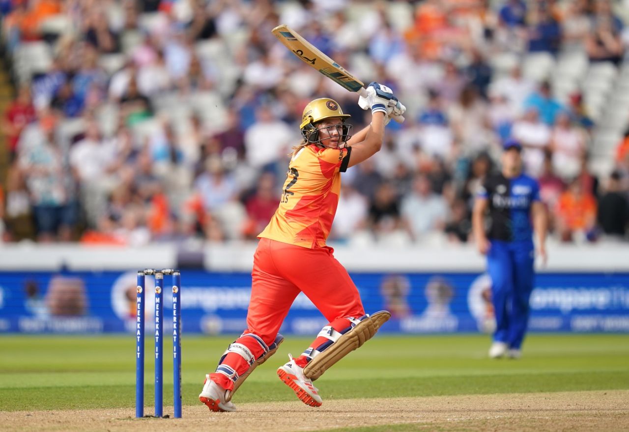 Sterre Kalis got Phoenix off to a quick start but fell for 28, Birmingham Phoenix vs London Spirit, The Women's Hundred, Birmingham, August 24, 2023