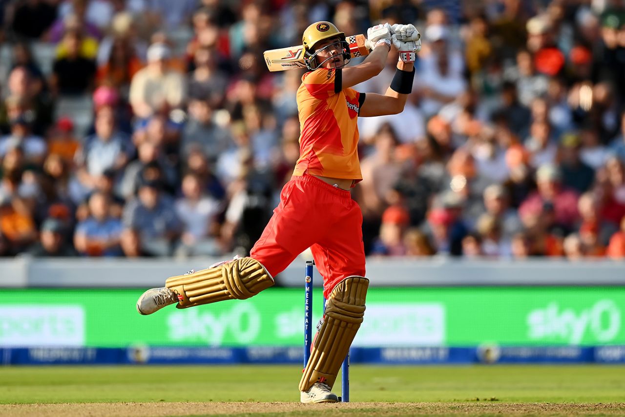 Jamie Smith en route to fifty, Men's Hundred, Birmingham Phoenix vs London Spirit, Edgbaston, August 24, 2023