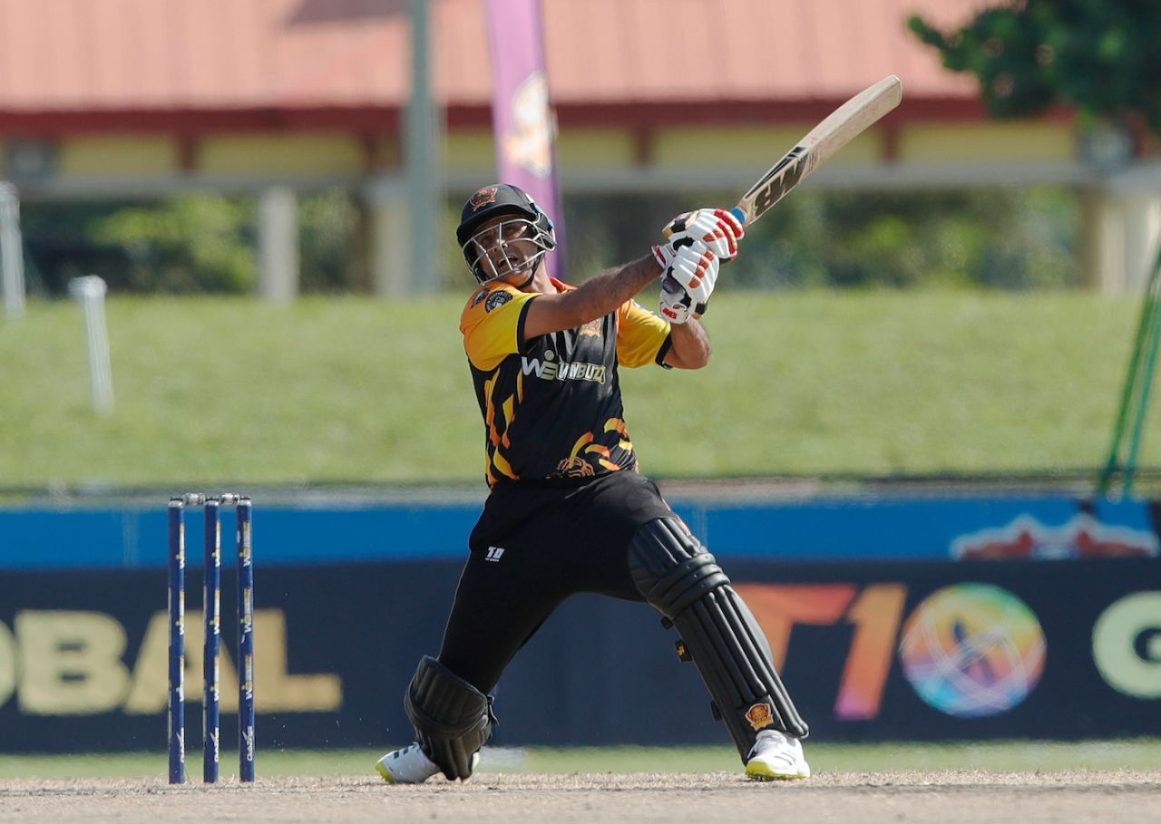 Abdul Razzaq struck a flurry of sixes in the end, New York Warriors vs Texas Chargers, US Masters T10, Lauderhill, August 24, 2023