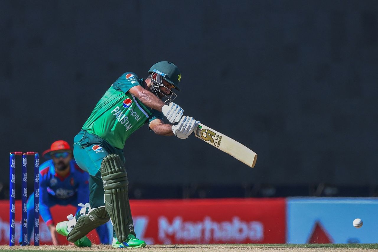 Fakhar Zaman got going early but was done in by Gulbadin Naib, Afghanistan vs Pakistan, 3rd ODI, Colombo, August 26, 2023