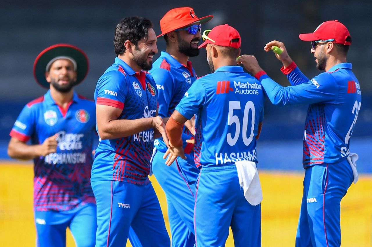 Gulbadin Naib picked up two early wickets to dent Pakistan's progress, Afghanistan vs Pakistan, 3rd ODI, Colombo, August 26, 2023