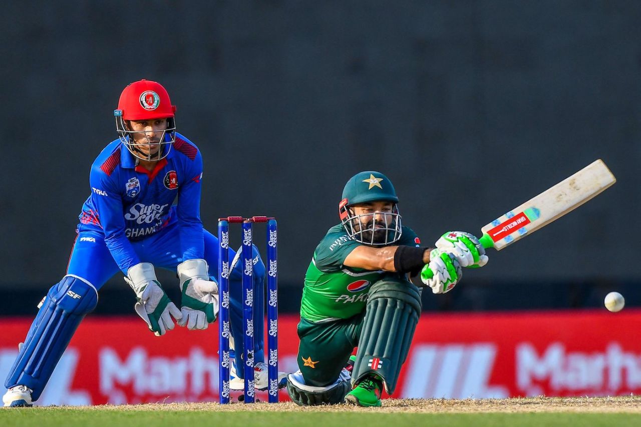 Mohammad Rizwan's acceleration helped Pakistan make 85 runs between the 31st and the 40th over, Afghanistan vs Pakistan, 3rd ODI, Colombo, August 26, 2023