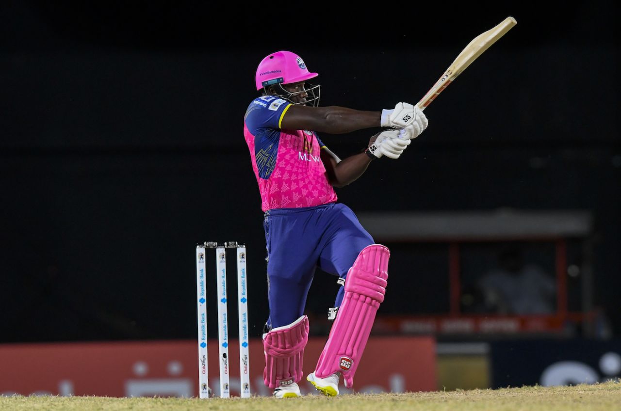 Rovman Powell slammed 67 not out off 29 balls, St Kitts and Nevis Patriots vs Barbados Royals, Caribbean Premier League, Basseterre, August 26, 2023