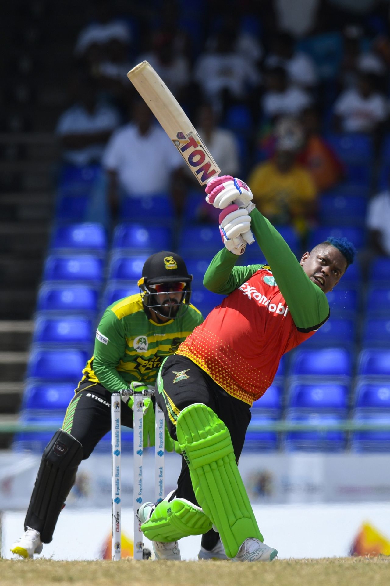 Shimron Hetmyer rarely holds back, Jamaica Tallawahs vs Guyana Amazon Warriors, Caribbean Premier League, Basseterre, August 27, 2023