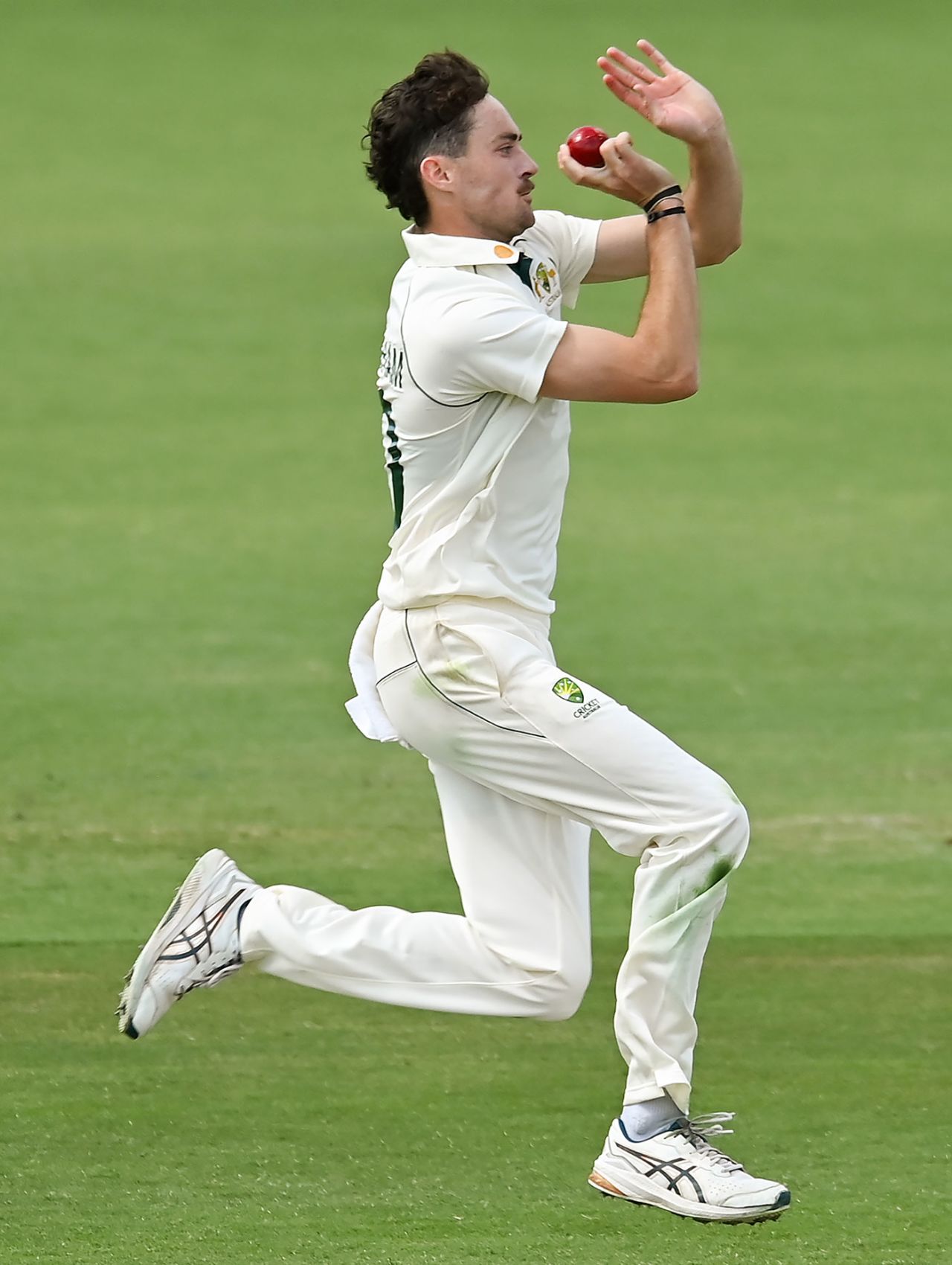 Jordan Buckingham was in the wickets early on, Australia A vs New Zealand A, 1st four-day game, Allan Border Field, August 28, 2023