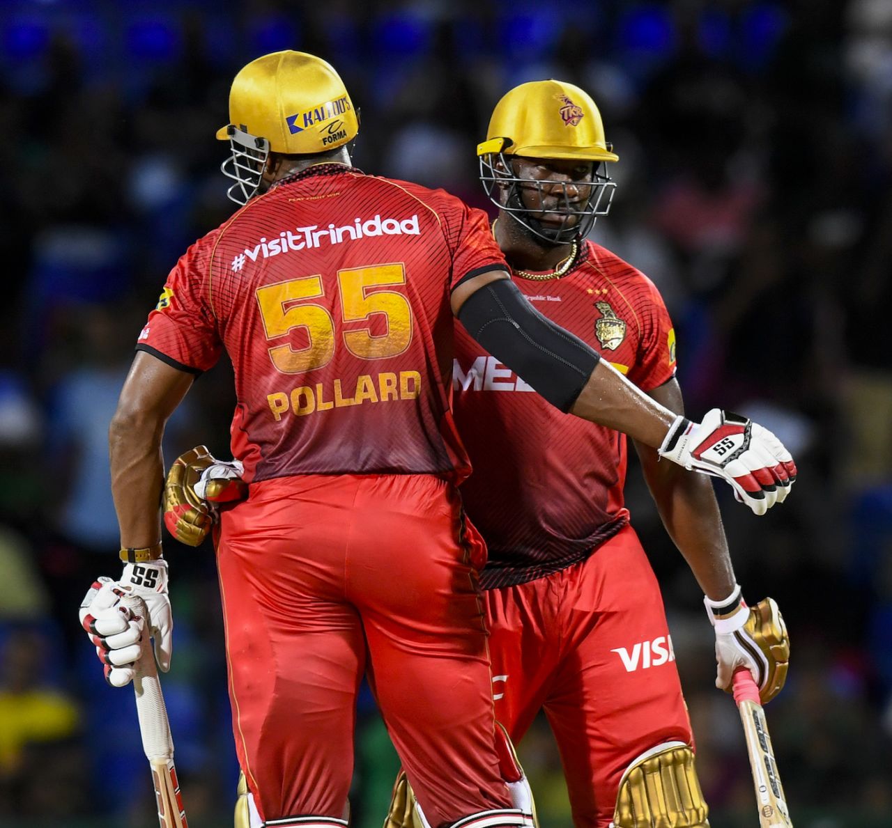 Kieron Pollard and Andre Russell put on a power-hitting show, St Kitts & Nevis Patriots vs Trinbago Knight Riders, CPL 2023, Basseterre, August 27, 2023
