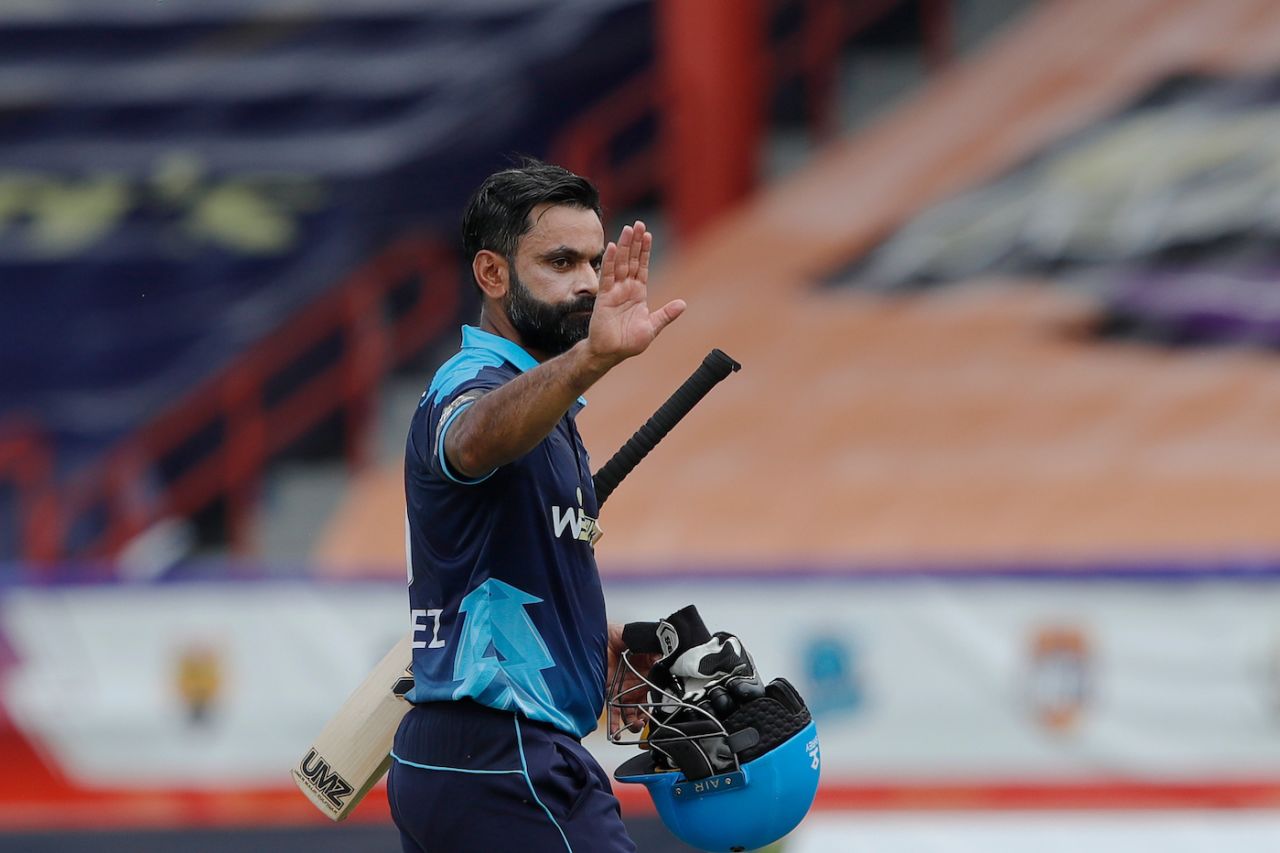 Mohammad Hafeez won the Player-of-the-Tournament award, New York Warriors vs Texas Chargers, US Masters T10 final, Lauderhill, August 27, 2023