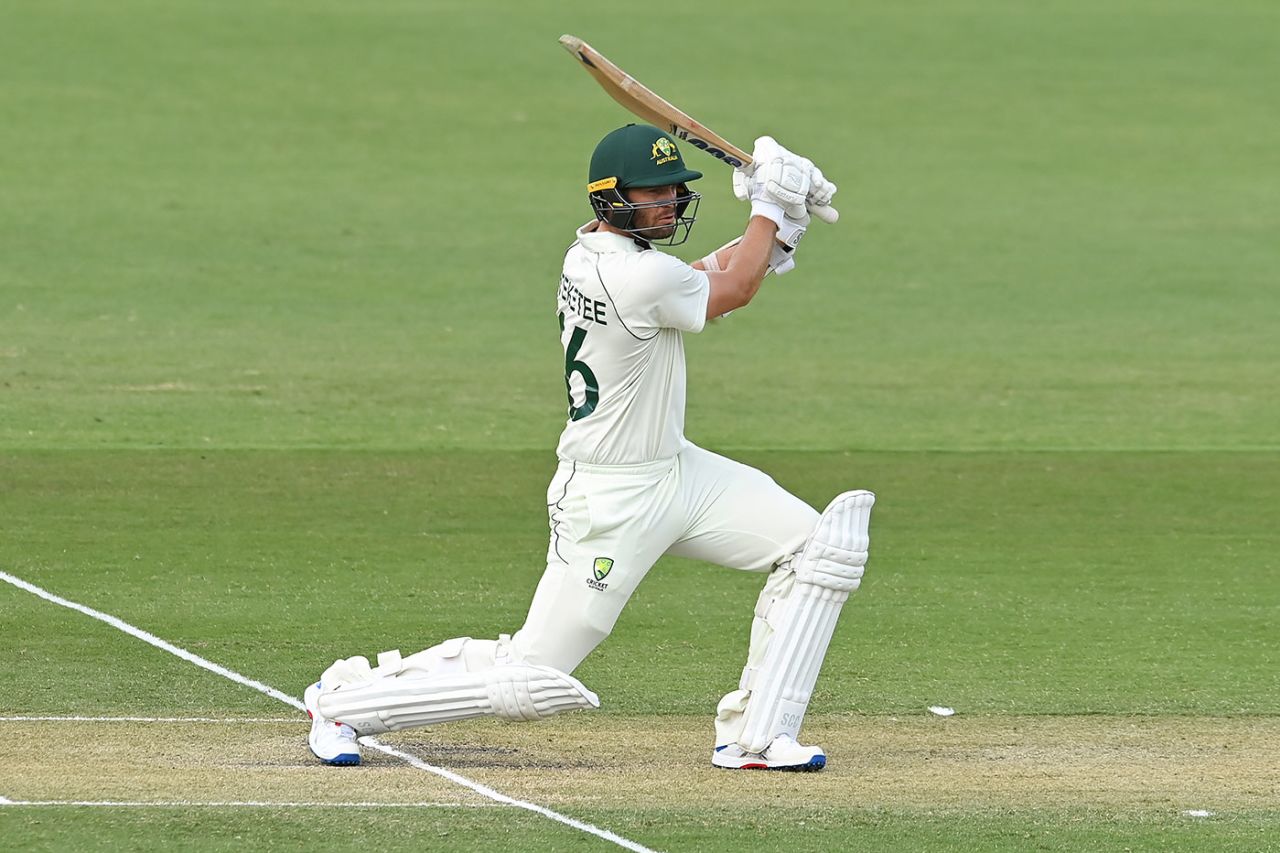 Mark Steketee added useful lower-order runs, Australia A vs New Zealand A, 1st four-day game, Allan Border Field, August 29, 2023