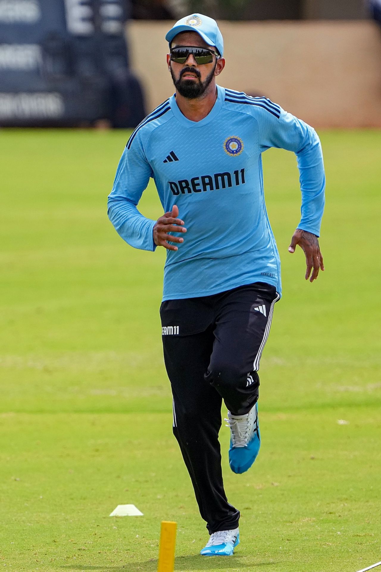 KL Rahul trains in Bengaluru in the lead-up to the Asia Cup, Bengaluru, August 29, 2023
