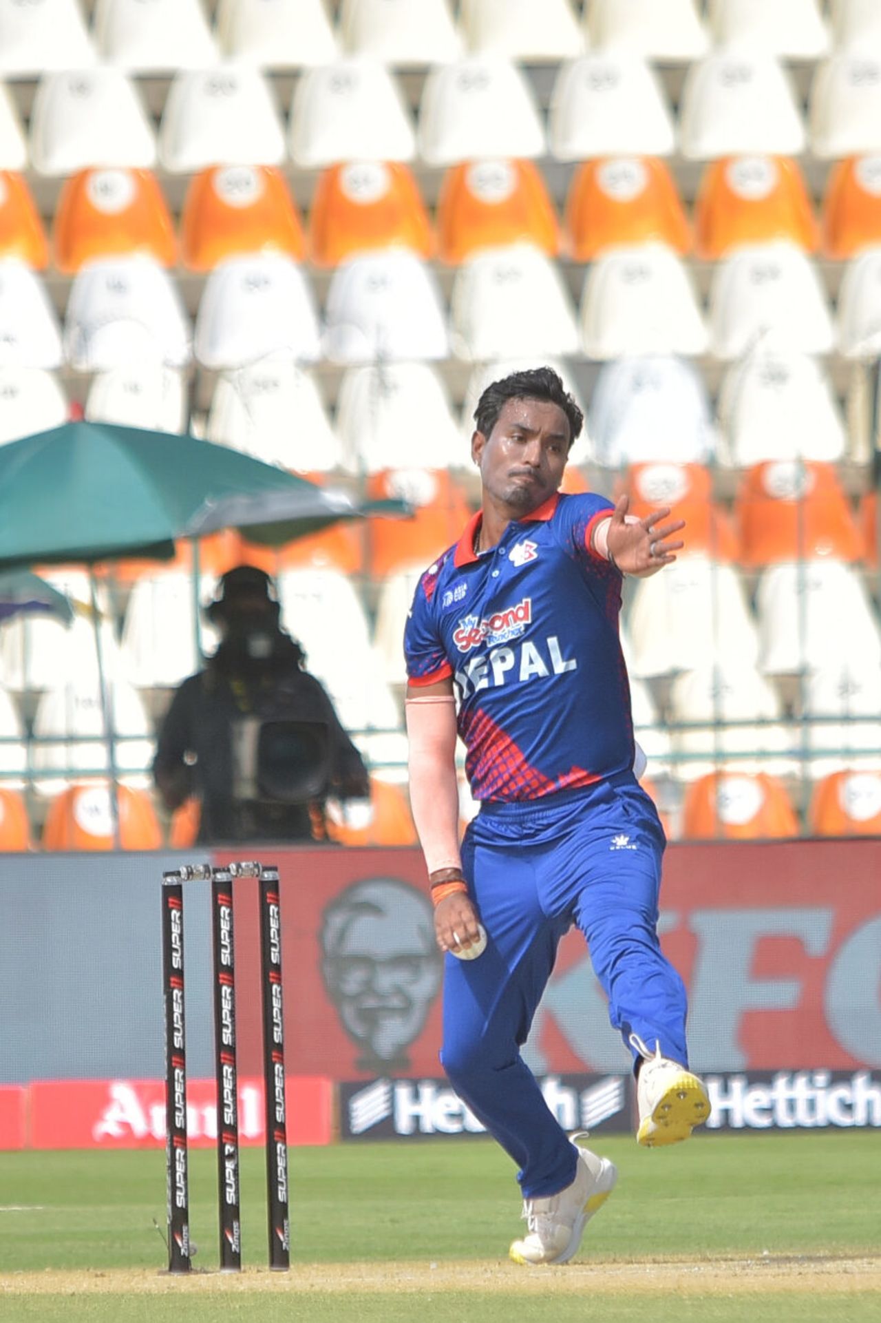 Sompal Kami stuck to good lines early on, Pakistan vs Nepal, Asia Cup 2023, Multan, August 30, 2023