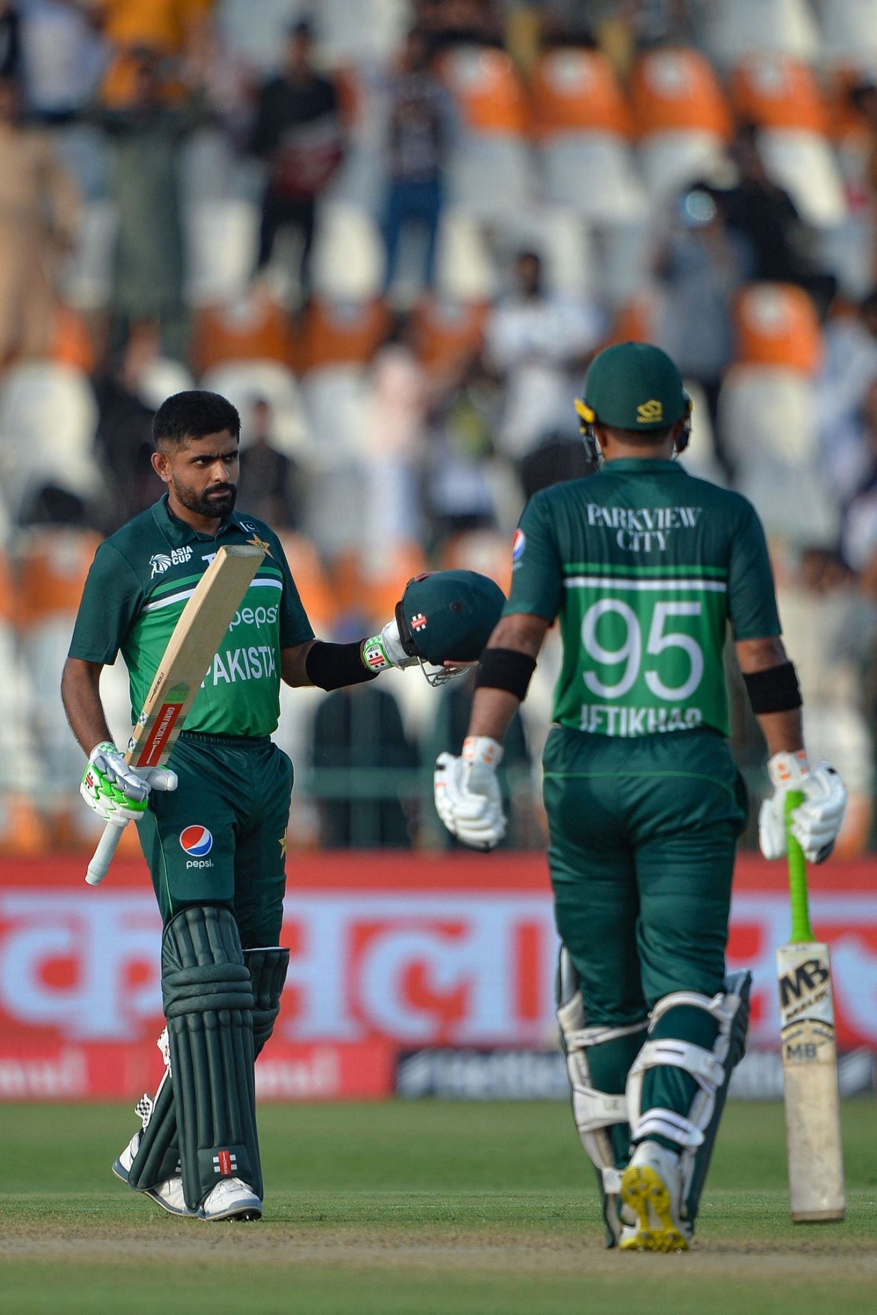 Babar Azam acknowledges his 19th ODI century, Pakistan vs Nepal, Asia Cup, Multan, August 30, 2023