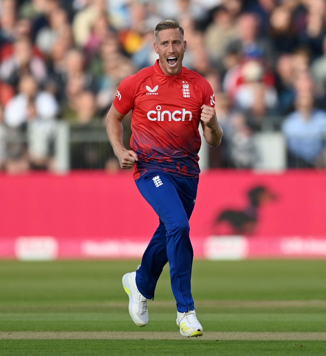 Luke Wood struck in his second over, England vs New Zealand, 1st T20I, Chester-le-Street, August 30, 2023