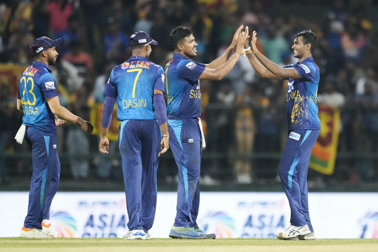 Maheesh Theekshana and Matheesha Pathirana took six wickets between themselves, Sri Lanka vs Bangladesh, Asia Cup, Pallekele, August 31, 2023