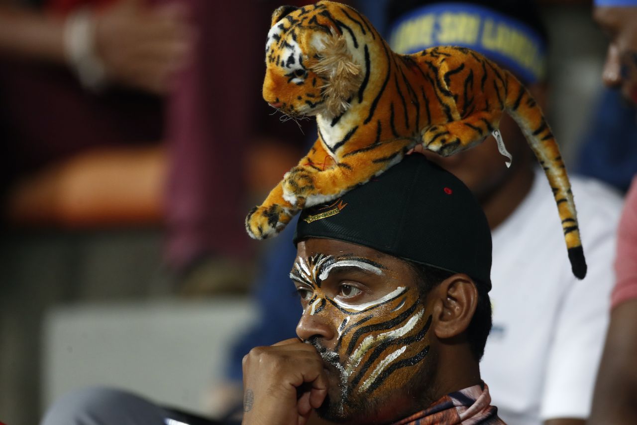 A pensive Bangladesh fan looks on, Sri Lanka vs Bangladesh, Asia Cup, Pallekele, August 31, 2023
