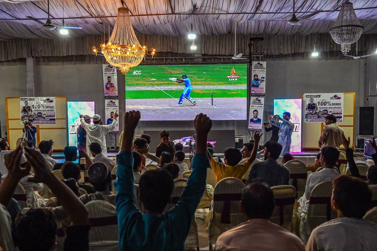 A makeshift auditorium for the big occasion, India vs Pakistan, Asia Cup, Peshawar, September 2, 2023
