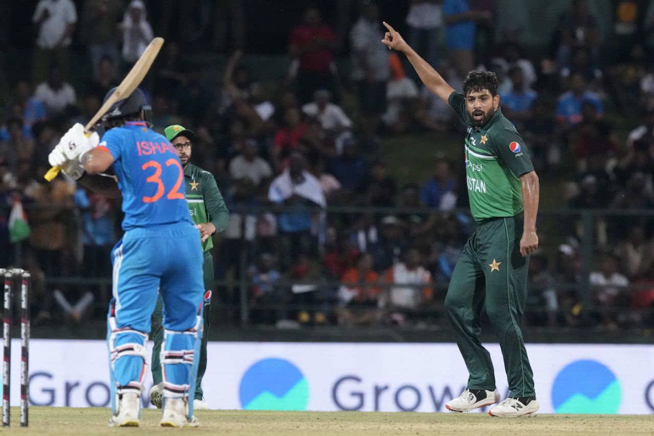 Haris Rauf ended Ishan Kishan's innings at 82, India vs Pakistan, Asia Cup, Pallekele, September 2, 2023