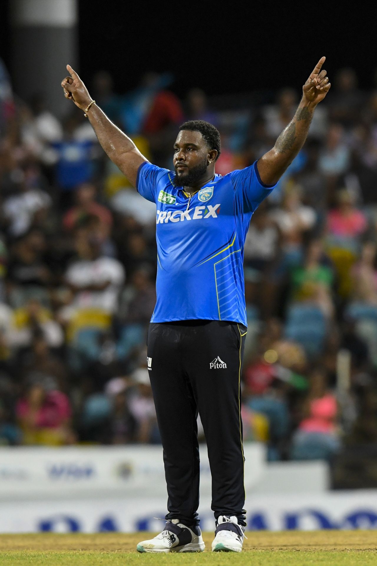 Roshon Primus picked two wickets in an over to push Barbados Royals further back, Barbados Royals vs St Lucia Kings, CPL 2023, Bridgetown, September 2, 2023