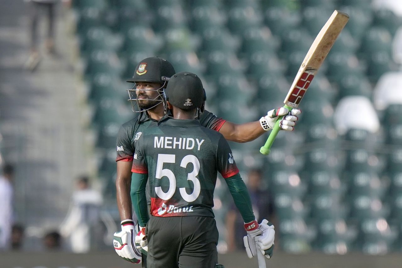 Najmul Hossain Shanto and Mehidy Hasan Miraz put up a big stand for Bangladesh, Afghanistan vs Bangladesh, Group B, Asia Cup, Lahore, September 3, 2023