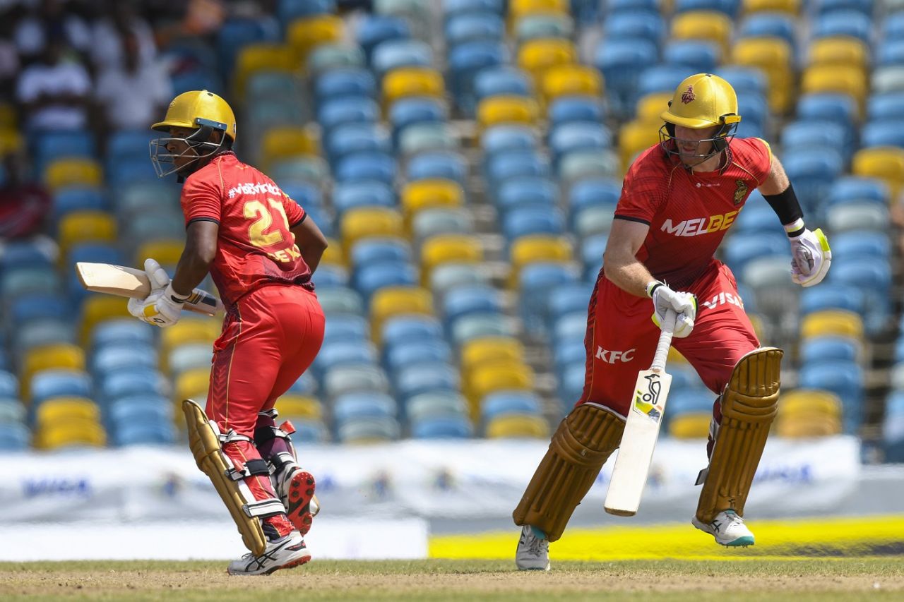 Mark Deyal and Martin Guptill gave TKR a steady start, Jamaica Tallawahs vs Trinbago Knight Riders, Bridgetown, CPL 2023, September 3, 2023