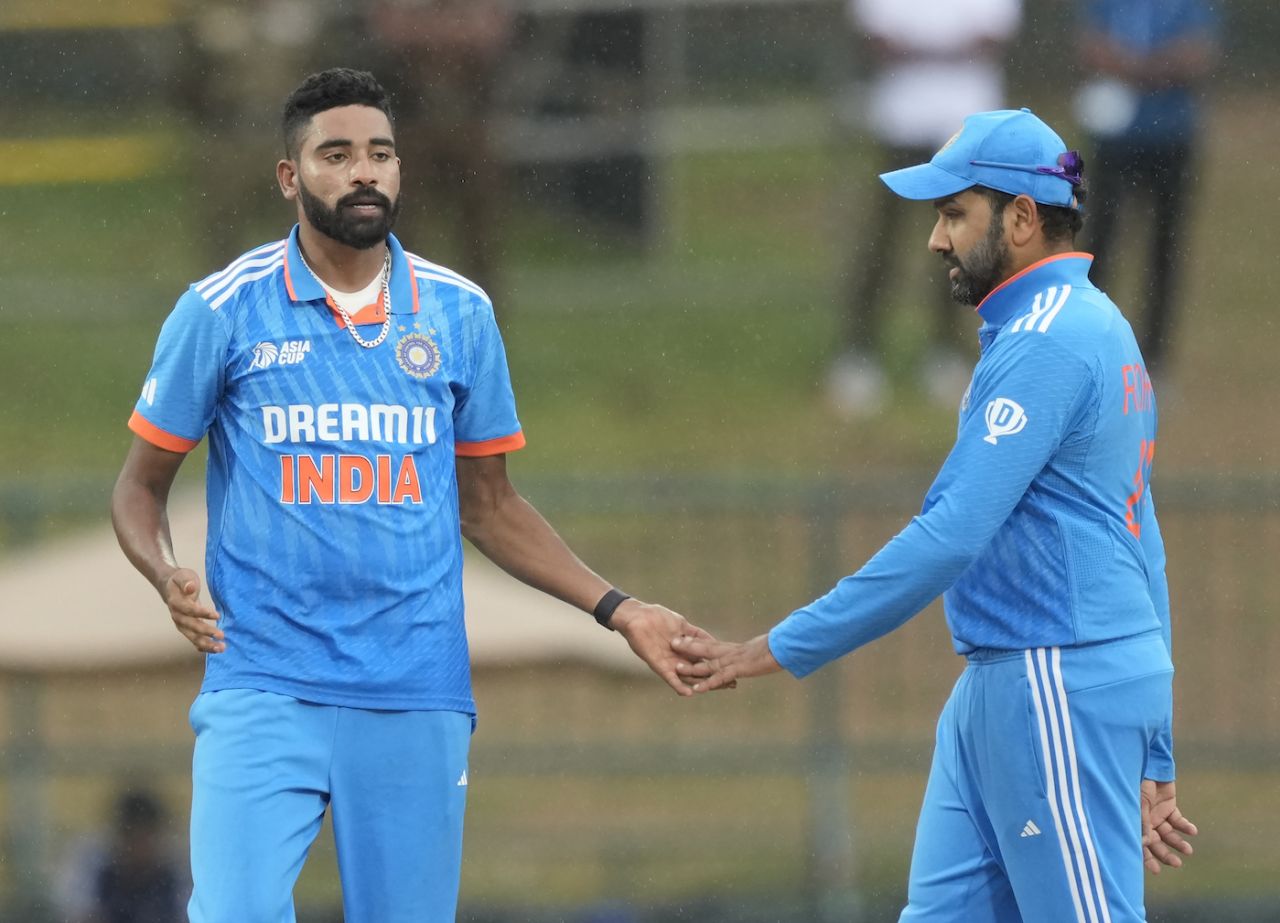 Mohammed Siraj, unlucky earlier on, sent back half-centurion Aasif Sheikh, India vs Nepal, Asia Cup, Pallekele, September 4, 2023