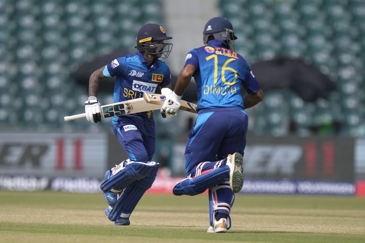 Pathum Nissanka and Dimuth Karunaratne got off to a quick start, Afghanistan vs Sri Lanka, Asia Cup, Lahore, September 5, 2023